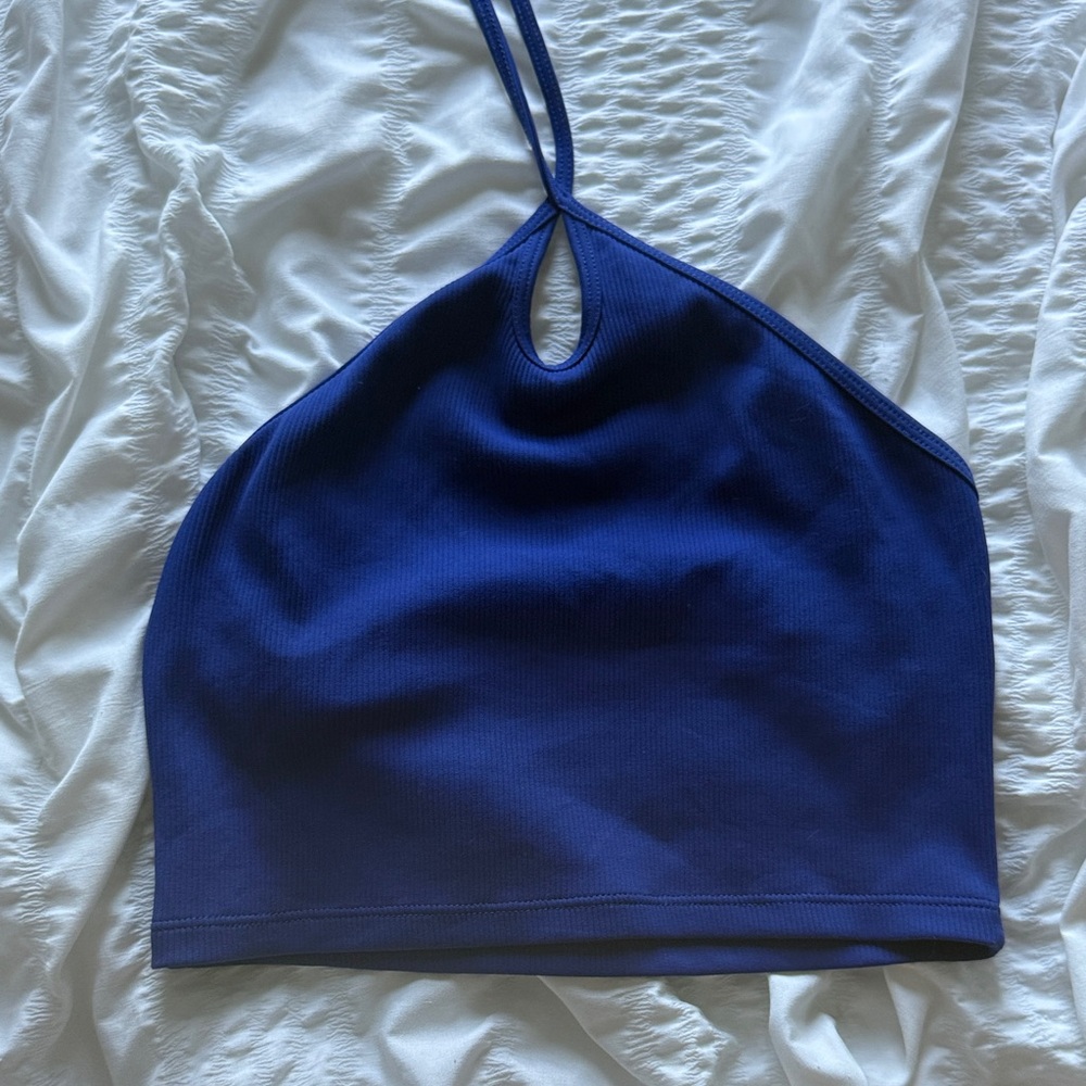 Zara Vibrant Blue Knit Top